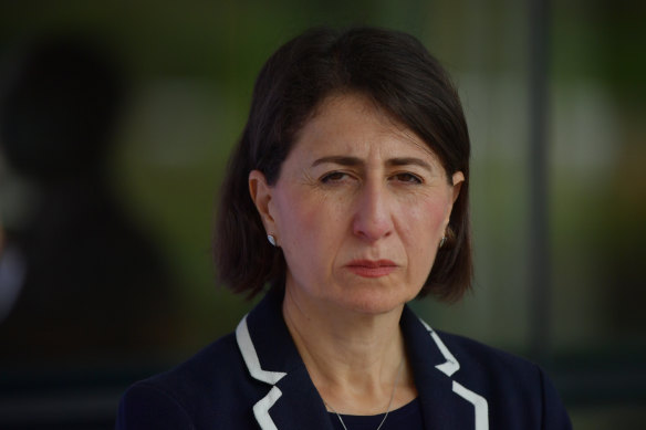 NSW Premier Gladys Berejiklian eased restrictions very slightly on Wednesday.