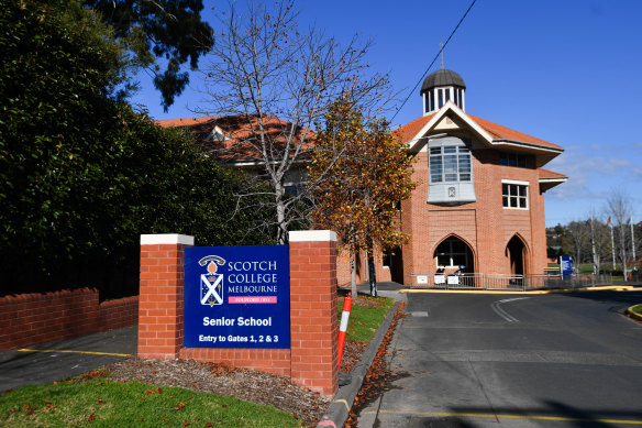 Scotch College is freezing fees for 2021.