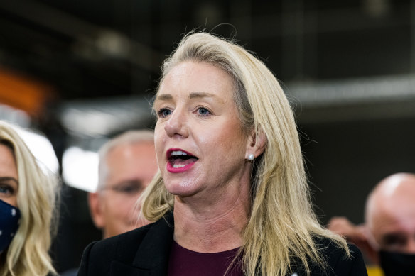 Nationals senator Bridget McKenzie. 