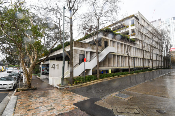 The Harry Seidler-designed building in North Sydney that could be transformed into a kindergarten to year 12 school.
