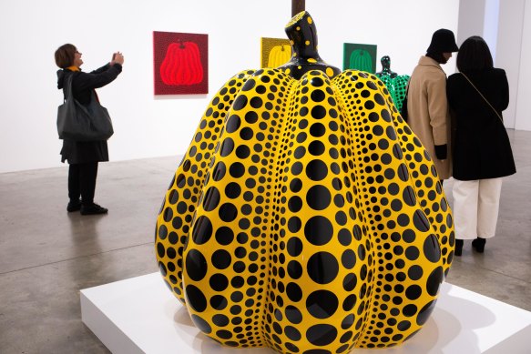 Philbrick sold pumpkin sculptures by Yayoi Kusama at his Mayfair and Miami galleries.