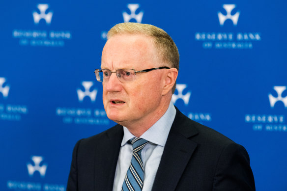 Reserve Bank of Australia governor Philip Lowe says the government has to decide whether he continues in the role. 