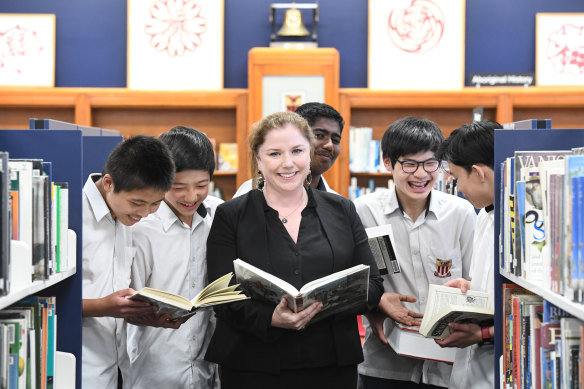 Students at North Sydney Boys do extracurricular activities like book club because the principal wants them to have a broad education.