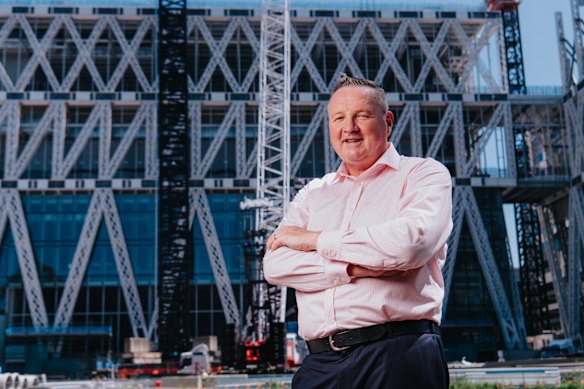 David Borger, outside the new Powerhouse Museum on the banks of the Parramatta River, represents Business Western Sydney.