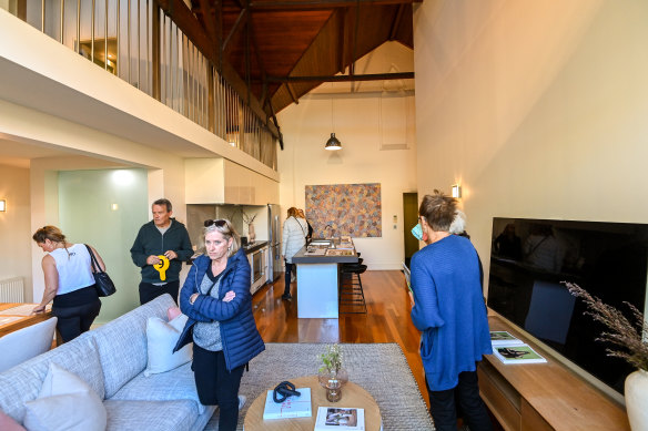 St Bede’s Church in Elwood was renovated to house four stylish apartments. 