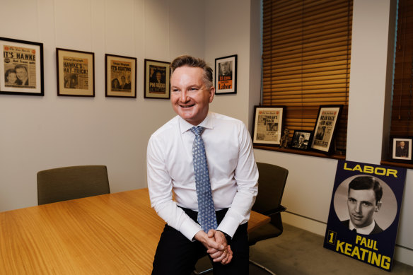 Labor Climate Change and Energy Minister Chris Bowen. 