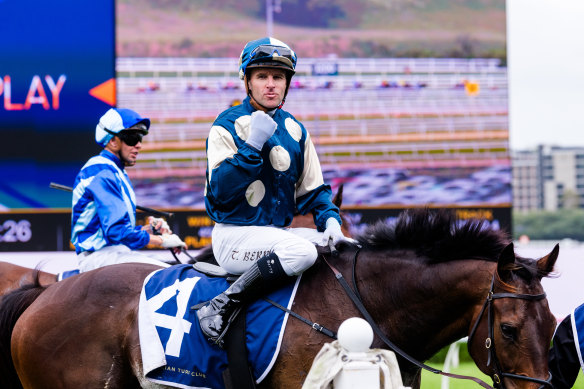 Never in doubt: Tommy Berry returns to scale on Big Dance winner Gringotts.