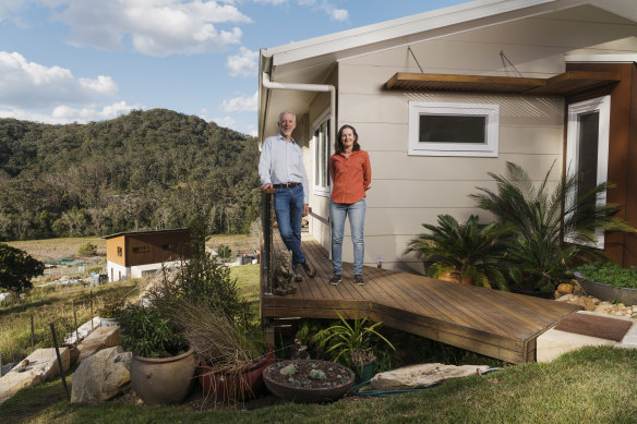 Tony and Teresa Farrell’s home at Narara has an energy efficiency rating of 8.2 stars.