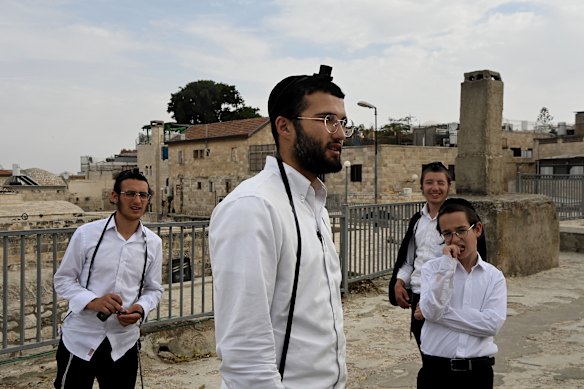 Ultra-Orthodox Jews in Jerusalem, where tensions have flared with secular residents.