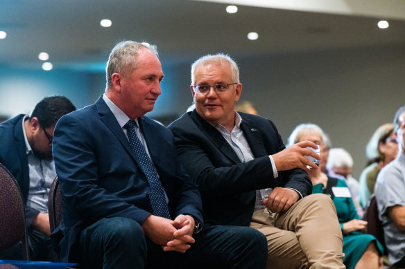 Barnaby Joyce says he doesn’t want the coalition agreement he makes with Scott Morrison to be made public.