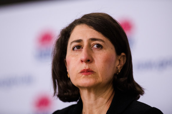 Premier Gladys Berejiklian oscillates between dark warnings and promises of freedoms.
