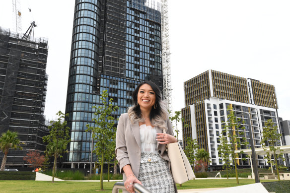 Felisa Zen has purchased an off-the-plan apartment in Zetland. While the suburb’s median unit price could soon be eligible for a stamp duty concession, her two-bedroom unit would not. 
