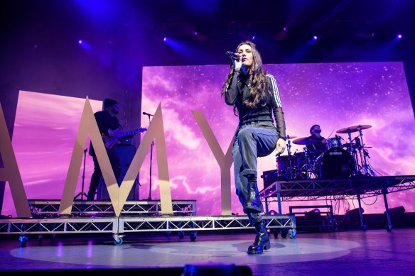 Amy Shark was among the many performers at the Home Front concert.