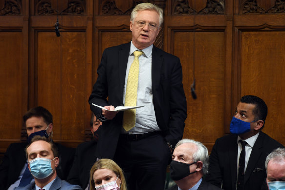 Senior Tory and former Brexit minister David Davis told Johnson to resign for the good of the country.
