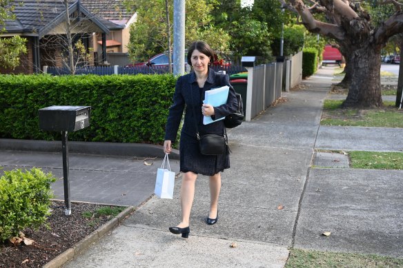 NSW Premier Gladys Berejiklian on Thursday last week.