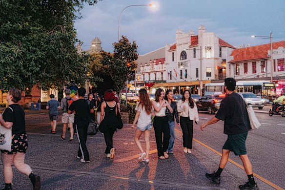 Newtown is a vibrant neighborhood with many young residents.