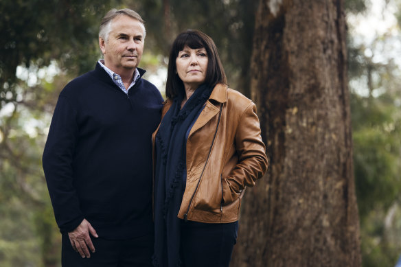 Ralph Kelly with his wife Kathy Kelly, parents of Thomas, the victim of a one-punch attack in 2012. 