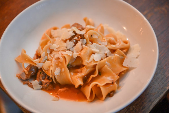 Pappardelle - braised duck, sage and pecorino