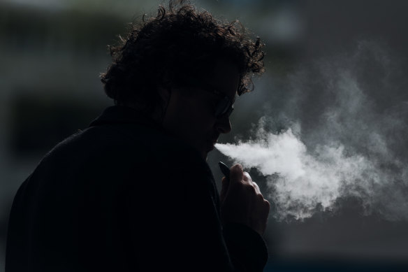 Aerosols from vaping are common in Australia’s cities as the use of e-cigarettes continues to grow.