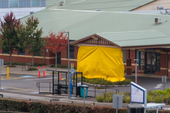 The North West Regional Hospital is closed in Burnie, Tasmania.