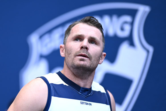 Patrick Dangerfield will spend at least a month on the sidelines with his latest hamstring injury.