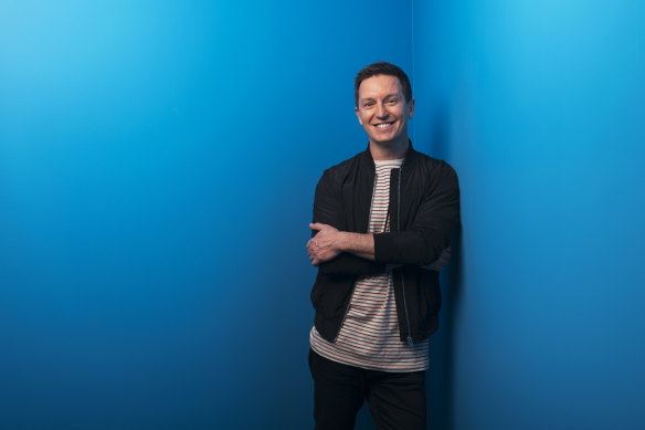 McManus in 2019, just before the launch of his short-lived Saturday-night TV show on Ten. 