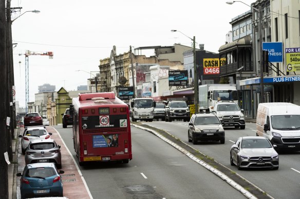 Parramatta Road will prioritise buses, pedestrians and cyclists.