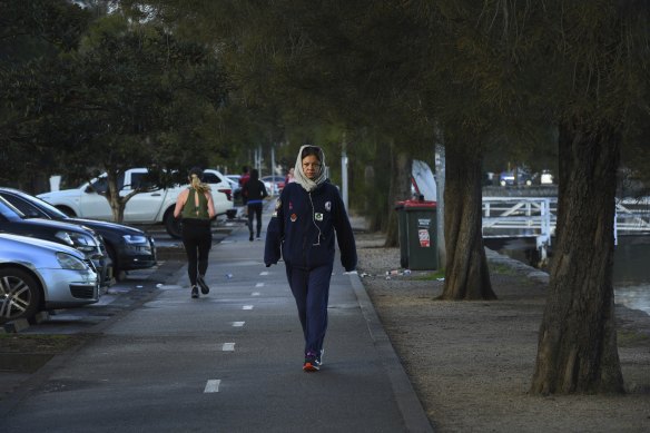 Greater Sydney residents are allowed to leave home to exercise under lockdown restrictions. 