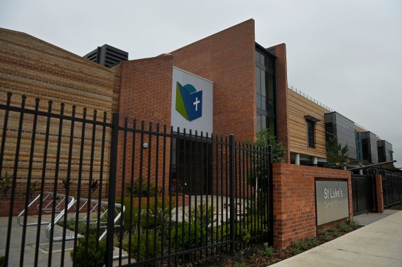 St Luke’s Catholic College in Marsden Park closed for asbestos testing.