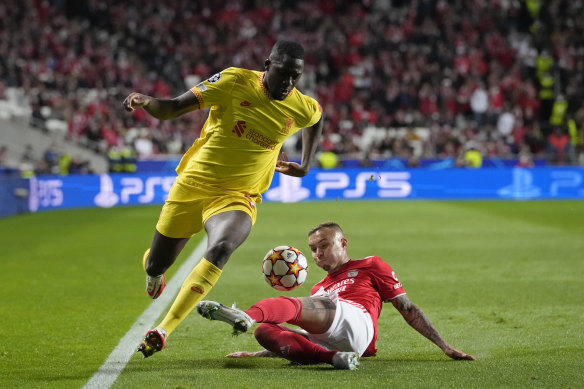 Ibrahima Konate scored the opener for Liverpool.