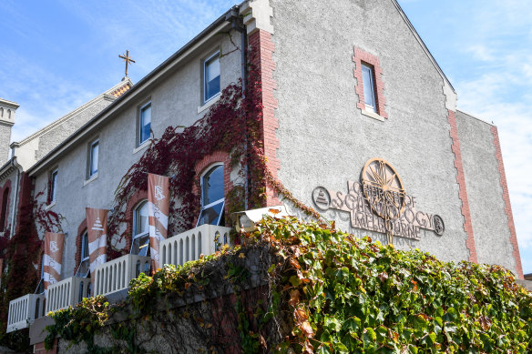 Scientology’s church in Ascot Vale, Melbourne.