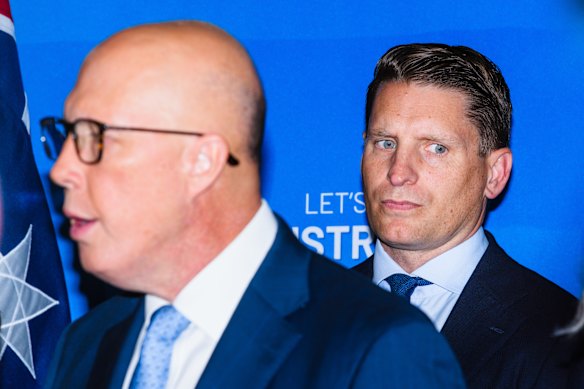 Andrew Hastie’s only media appearance with Dutton on the campaign trail was more than two weeks ago.