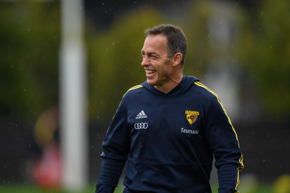 Former Hawthorn coach Alastair Clarkson.