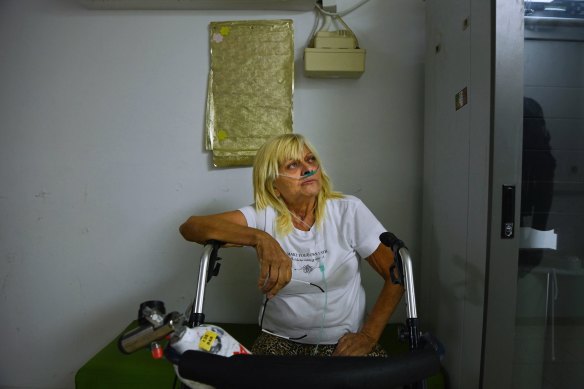 Perchya, 61, wants to evacuate her home in Israel near the Lebanon border, but hasn’t been able to escape. She has sought help from local officials, who promised to assist her.