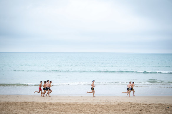 The beach at Lorne. 