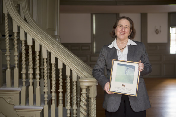 Ruth Taylor keeps the misidentified fragment of wood that travelled to space as a reminder to not jump to conclusions. 