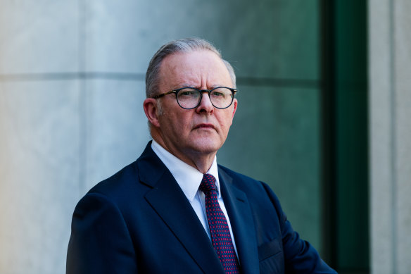 Prime Minister Anthony Albanese told reporters that Australia’s support for a two-state solution remained unchanged. 