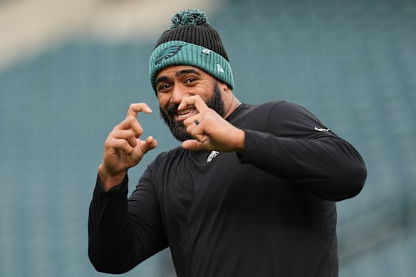 Australian NFL star Jordan Mailata.