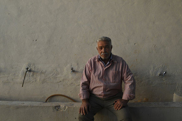 Mohammed Hussan, from Afrin in north-west Syria, has fled his home for the second time in two years.