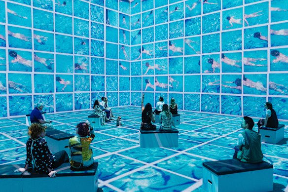 Hockney died in June, but he spent several years working with the exhibition’s creators. 