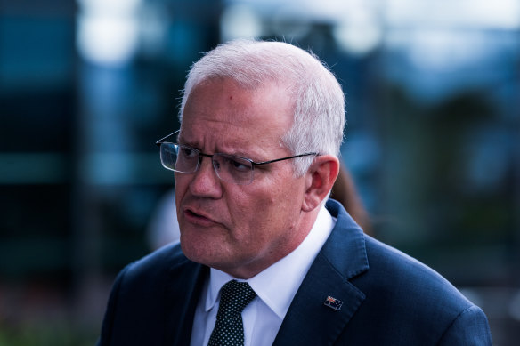 Prime Minister Scott Morrison shut down the prospect of a referendum on an Indigenous Voice while campaigning at a retirement village in the seat of Corangamite, south-west of Melbourne, on Monday.
