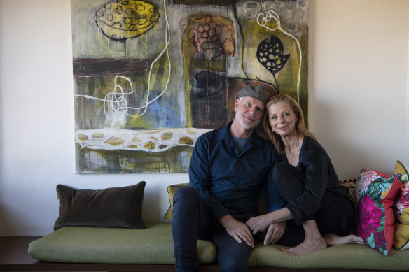 Martin McGrath and Heather Mitchell: “He said to me, ‘I want to be your guardian angel’.”