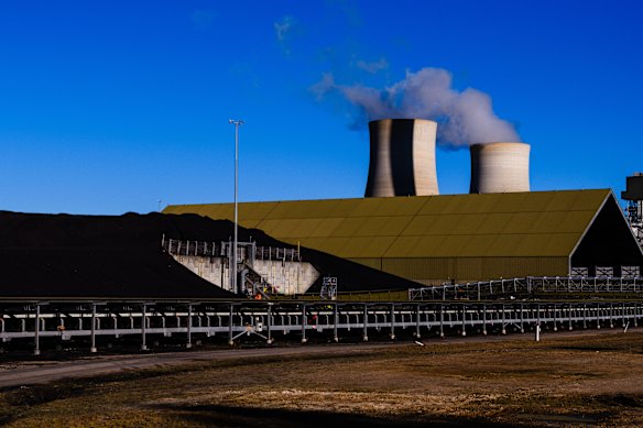 The Mount Piper Power Station, west of Lithgow. Kellie Sloane says she’s open-minded about how long coal-fired power stations should stay open.