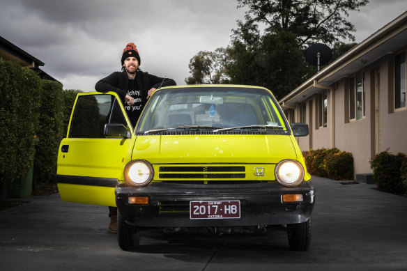 Daniel gets cheap rego as part of Victoria’s club permit scheme.