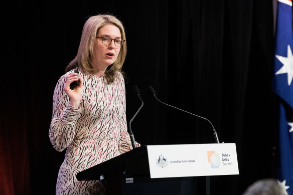 Grattan Institute chief executive Danielle Wood says the federal decision to commit $2.2 billion to Victoria’s mammoth Suburban Rail Loop casts shade on the Albanese government’s claims of superior fiscal accountability.