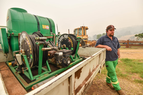 Angus Morgan,  ready for a new fire attack.