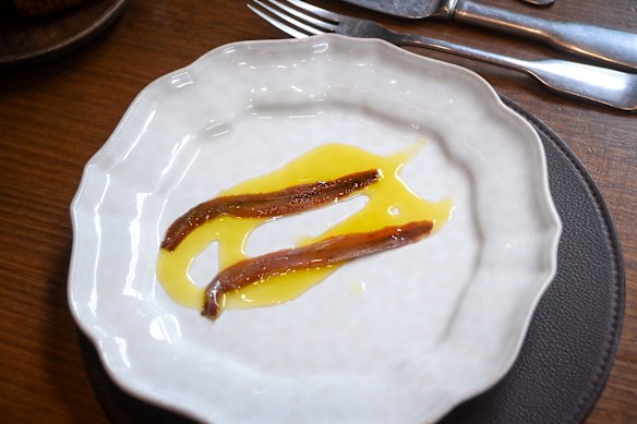 As anchovas do “próximo nível” em Marmelo. 