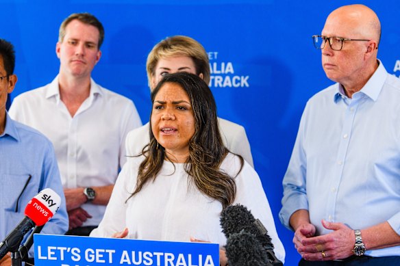 Jacinta Price at a Liberal Party event in Western Australia.