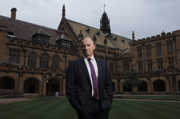 Vice-chancellor Michael Spence at the University of Sydney.