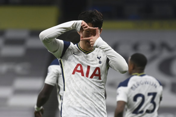 Son Heung-min opened the scoring for Tottenham.